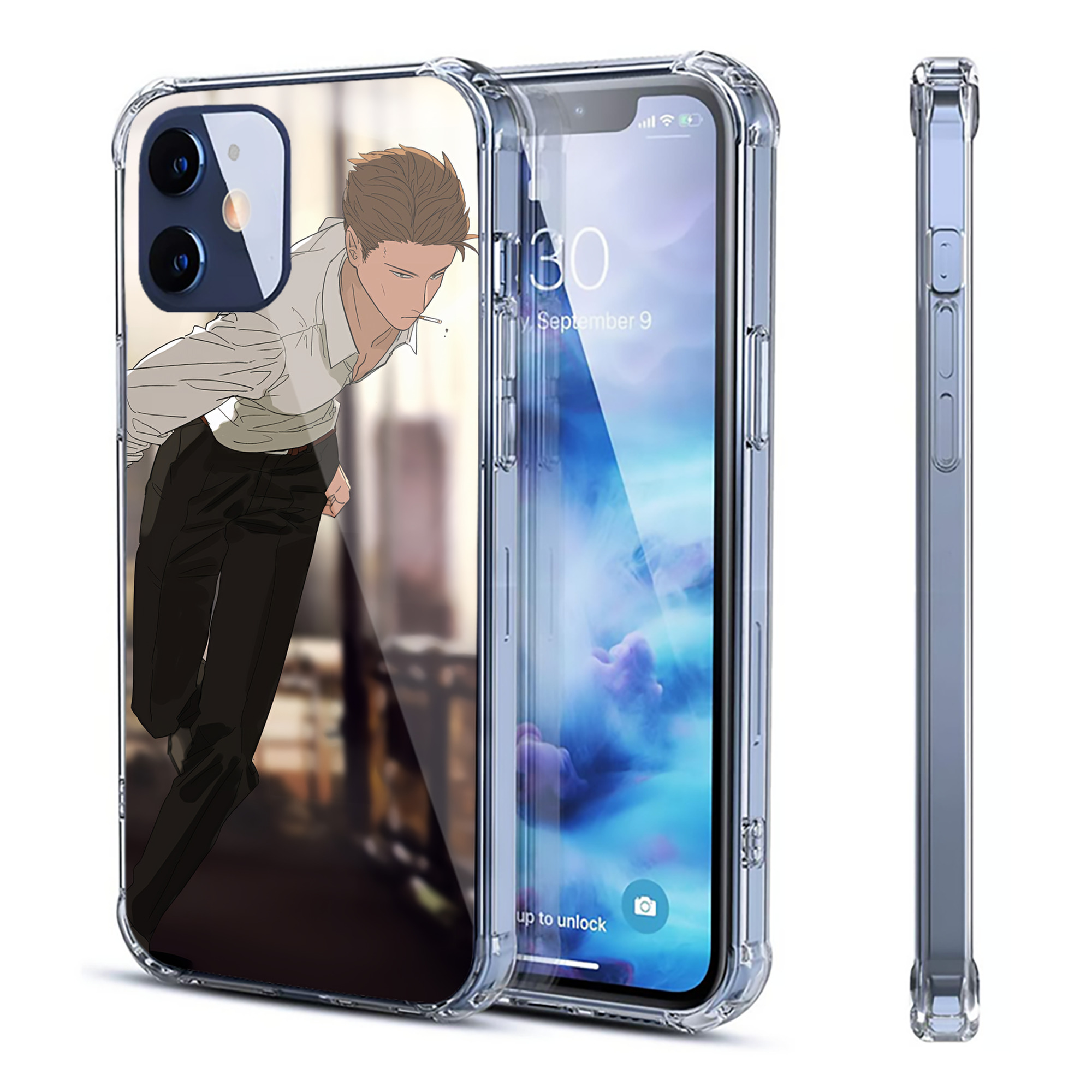 （画像用） SPY×FAMILY间谍家家酒 【iPhone 12シリーズ対応】透明スマホケース（クリアソフトケース）